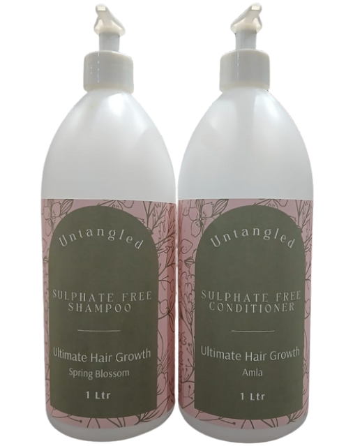 1 Ltr Ultimate Hair Growth Sulphate Free Shampoo & Conditioner Set